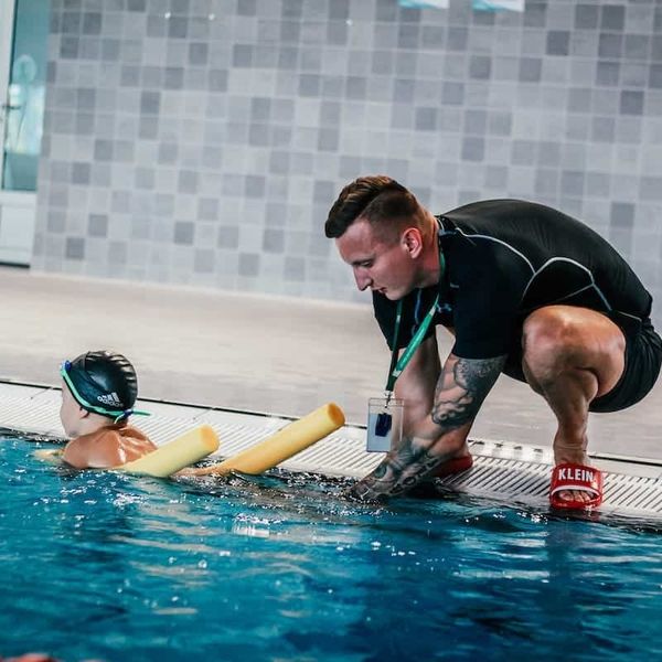 Vaikų plaukimo treniruotė Klaipėdoje 9
